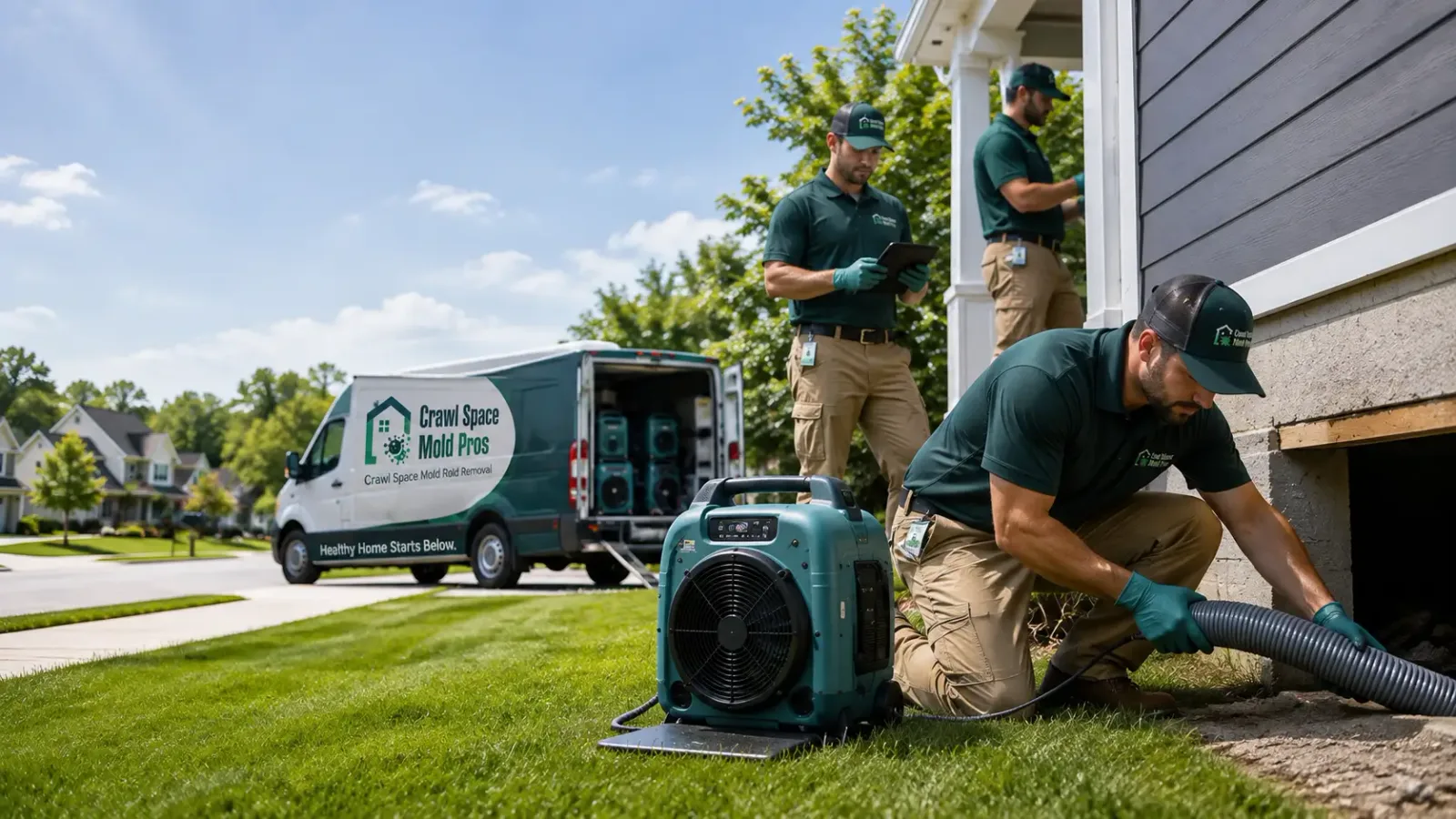 Crawl Space Mold Removal in Litchfield, MN